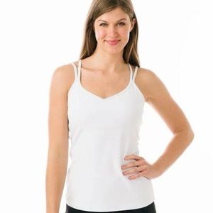 Zyia White Party in the Back Tank